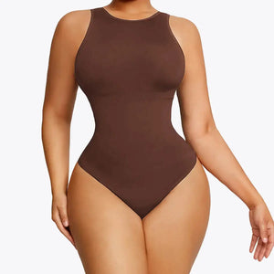 1+1 AKCIÓ RunwayShape EverydayControl High Neck Alakformáló Tanga Bodysuit